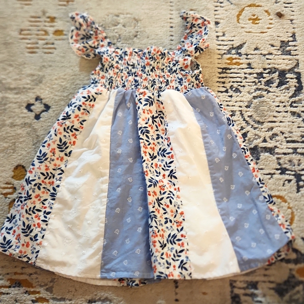 Penelope Mack mixed print dress